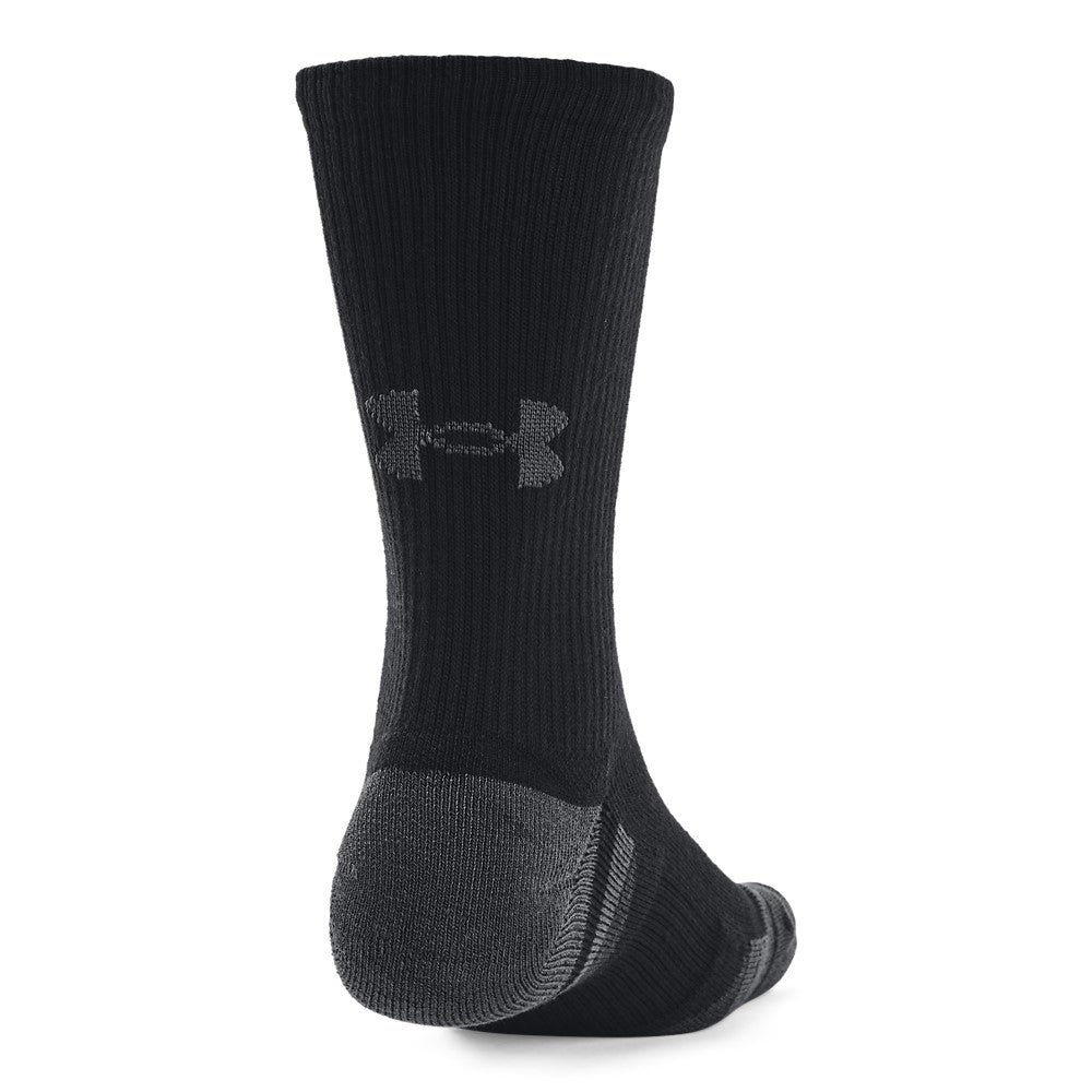 Under Armour Performance Tech 3pk Crew Socks Black