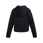 Under Armour Kid's Rival Fleece Crop Hoodie Black