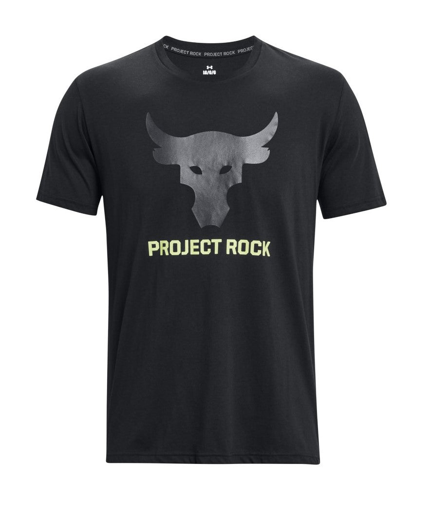 UA Project Rock Brahma Bull Tee Black