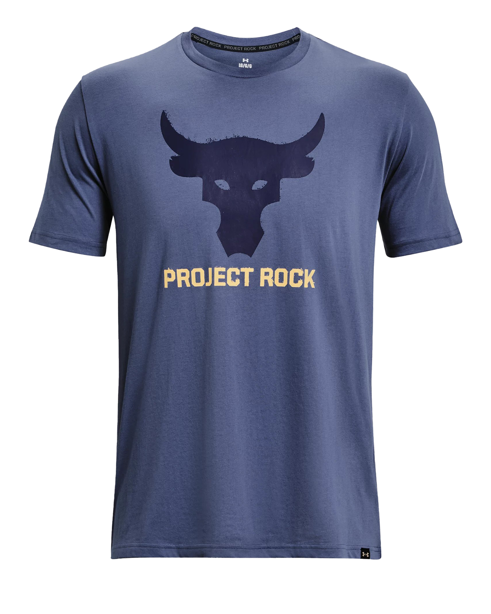 UA Project Rock Brahma Bull T-Shirt Hushed Blue – RYOS NZ