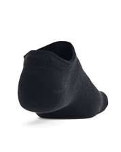 Under Armour Unisex Essential 6-Pack No-Show Socks Black