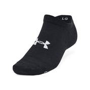 Under Armour Unisex Essential 6-Pack No-Show Socks Black/Grey