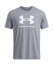 Under Armour Sportstyle Logo T-Shirt Steel/White