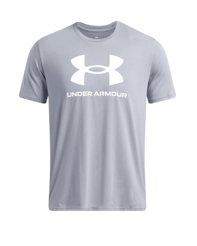 Under Armour Sportstyle Logo T-Shirt Steel/White