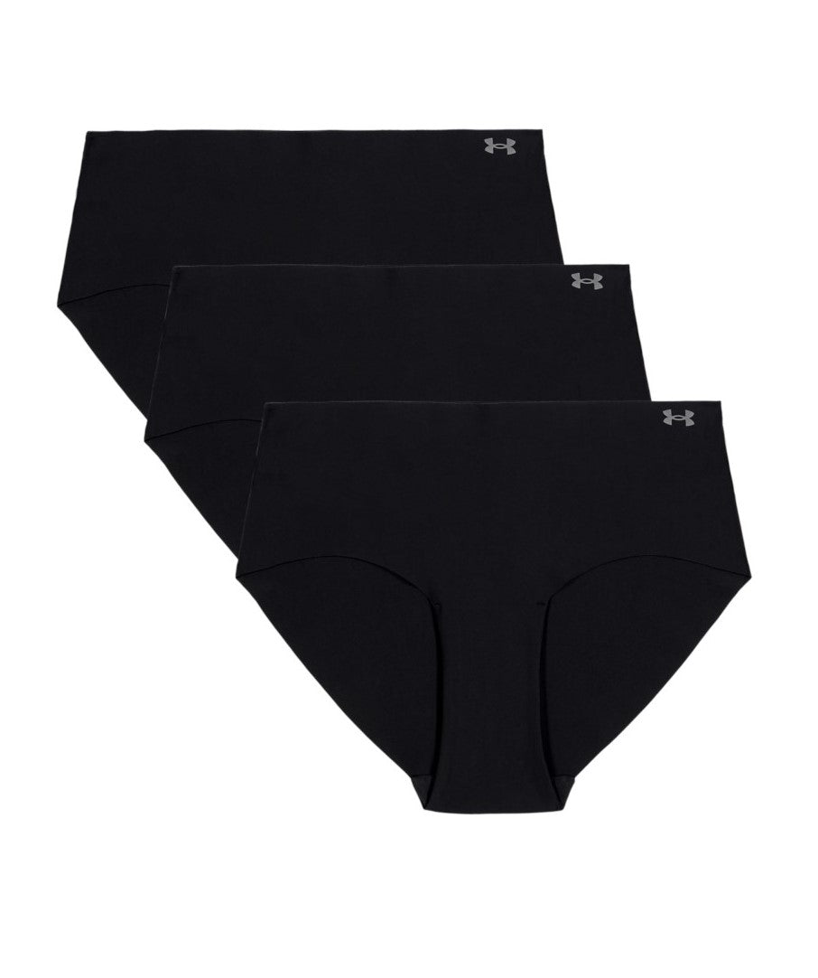 Under Armour Women's PureStretch Hipster Underwear 3-Pack Black