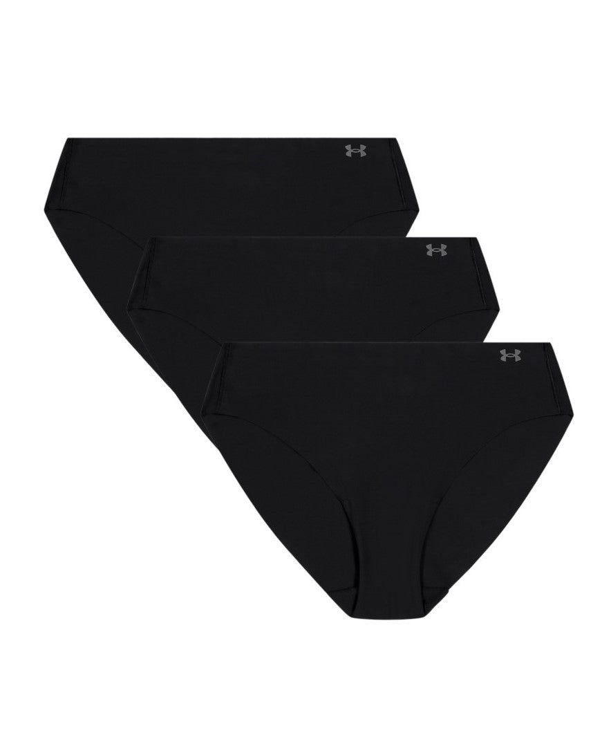 Under Armour Women's PureStretch Bikini Underwear 3-Pack Black