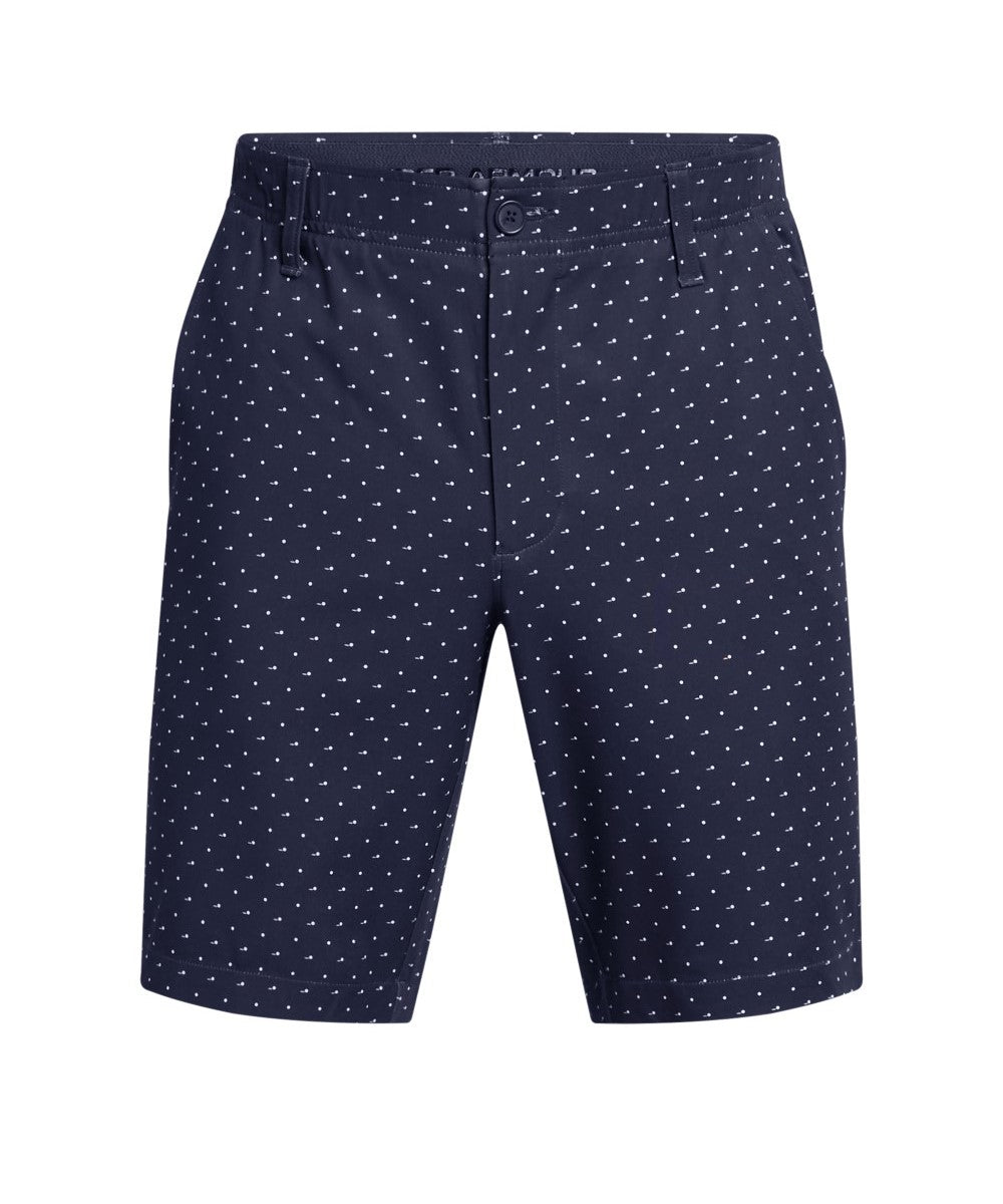 Under Armour Men's Driver Printed Taper Short Navy