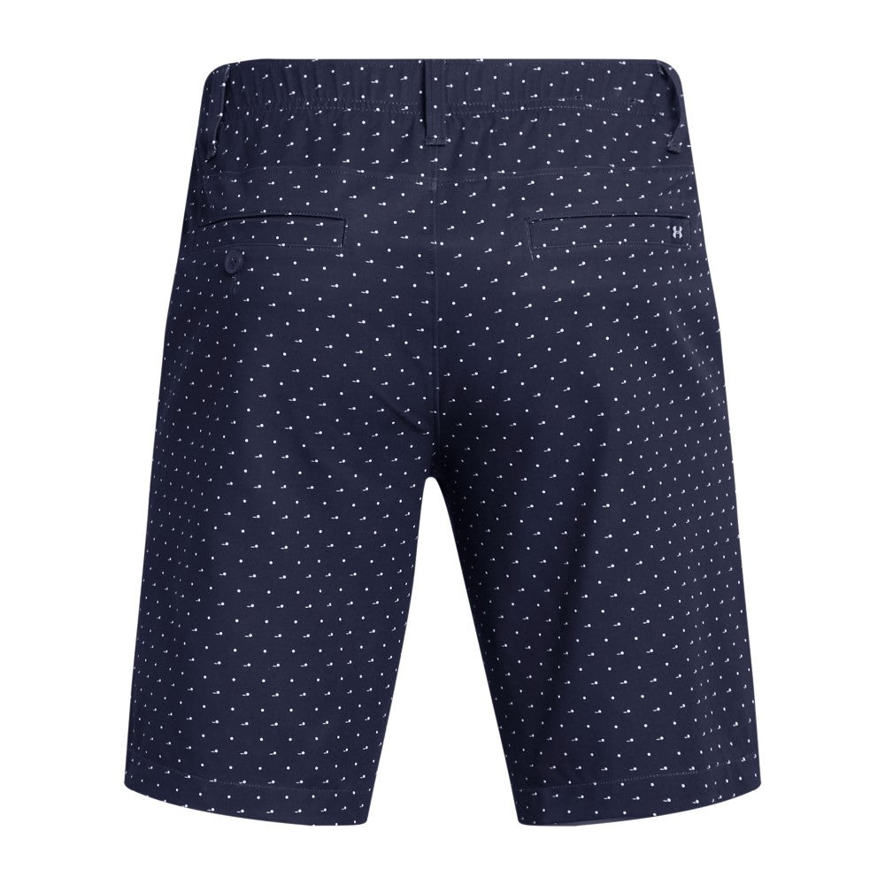 Under Armour Men's Driver Printed Taper Short Navy