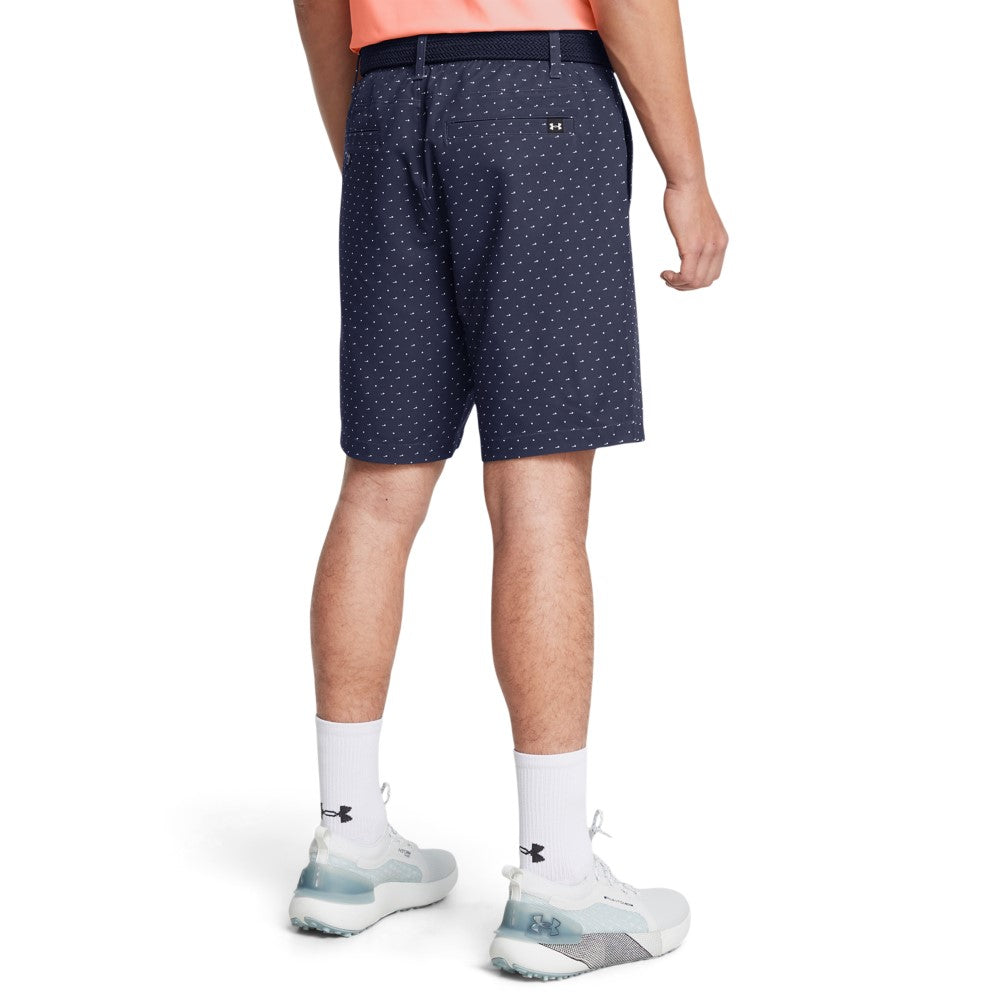 Under Armour Men's Driver Printed Taper Short Navy