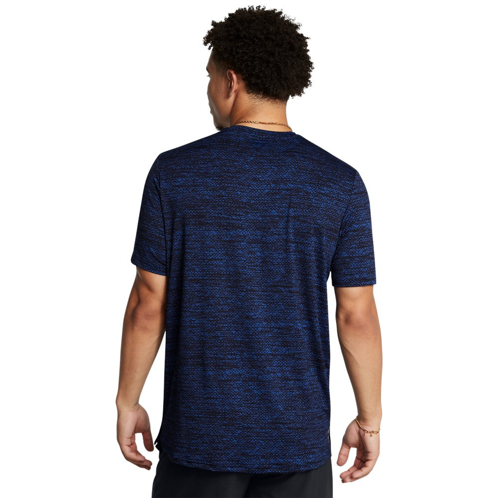 Under Armour Men's Rush Energy Print T-Shirt Tech Blue