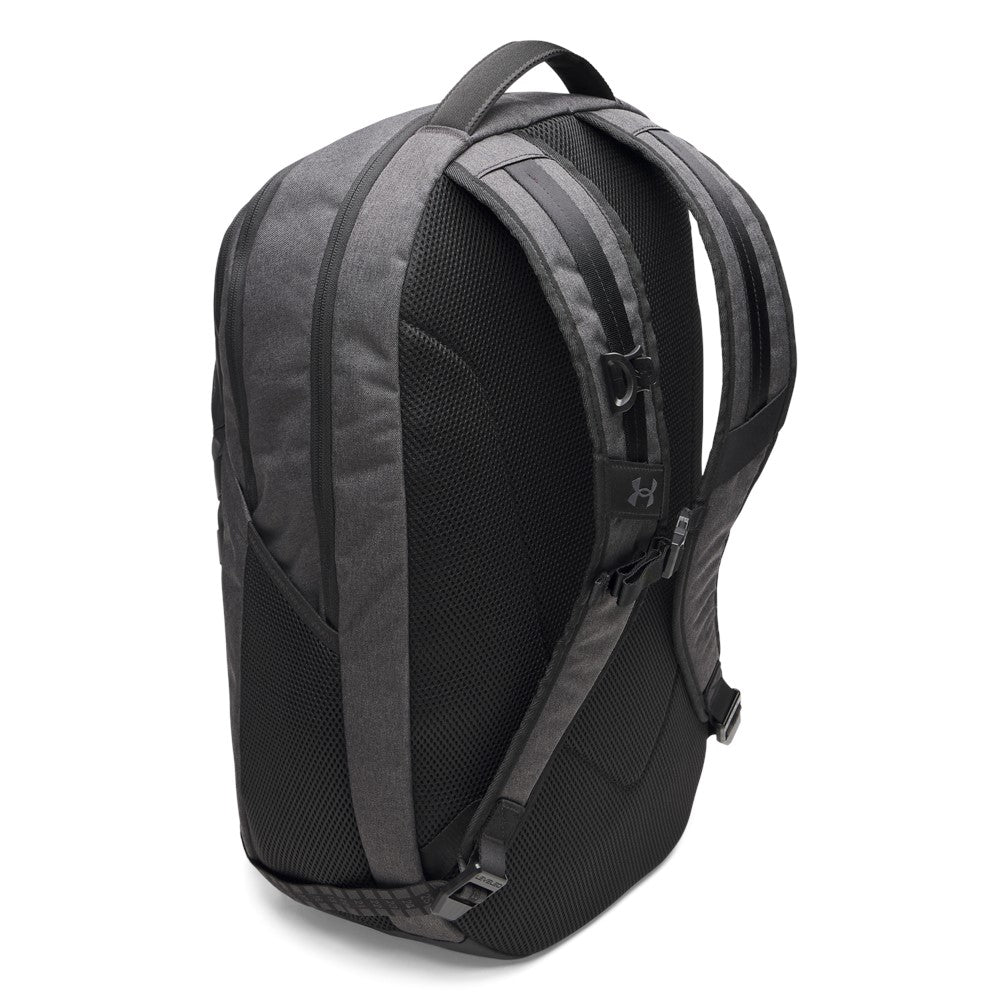 Under Armour Unisex Hustle 6.0 Pro Backpack Black Full Heather
