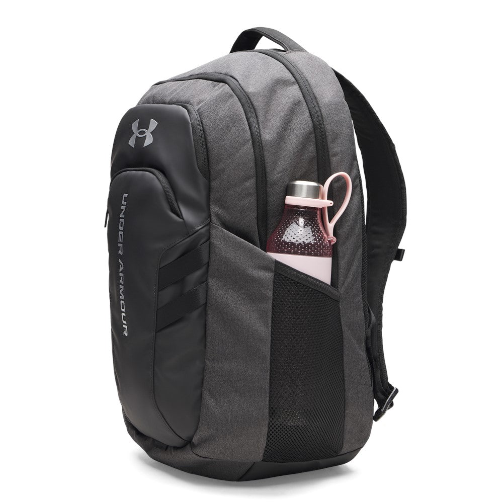 Under Armour Unisex Hustle 6.0 Pro Backpack Black Full Heather