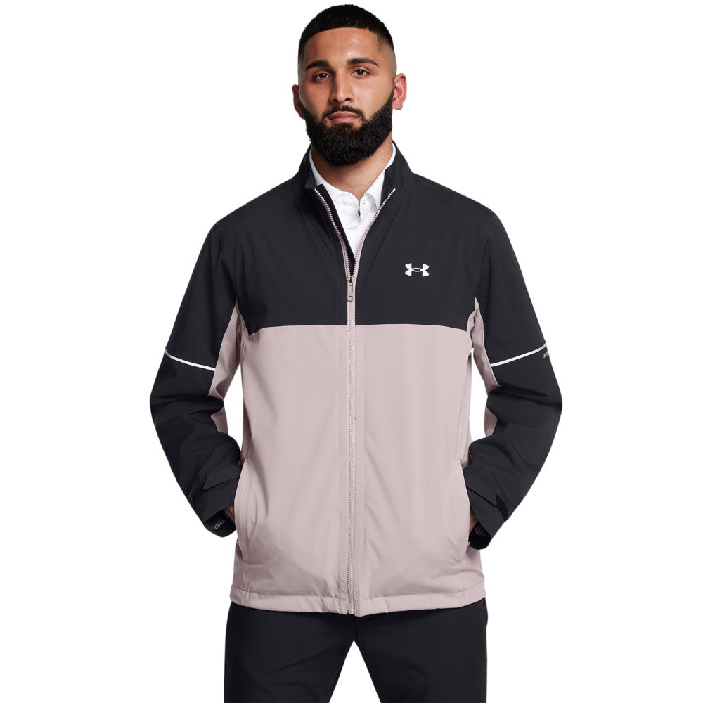 Under Armour Men's Drive Rain Jacket Black/Tetra Gray