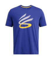 Under Armour Men's Curry Logo Trend T-Shirt Royal