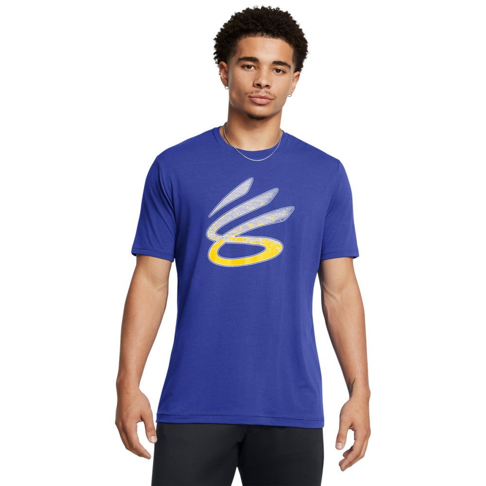 Under Armour Men's Curry Logo Trend T-Shirt Royal