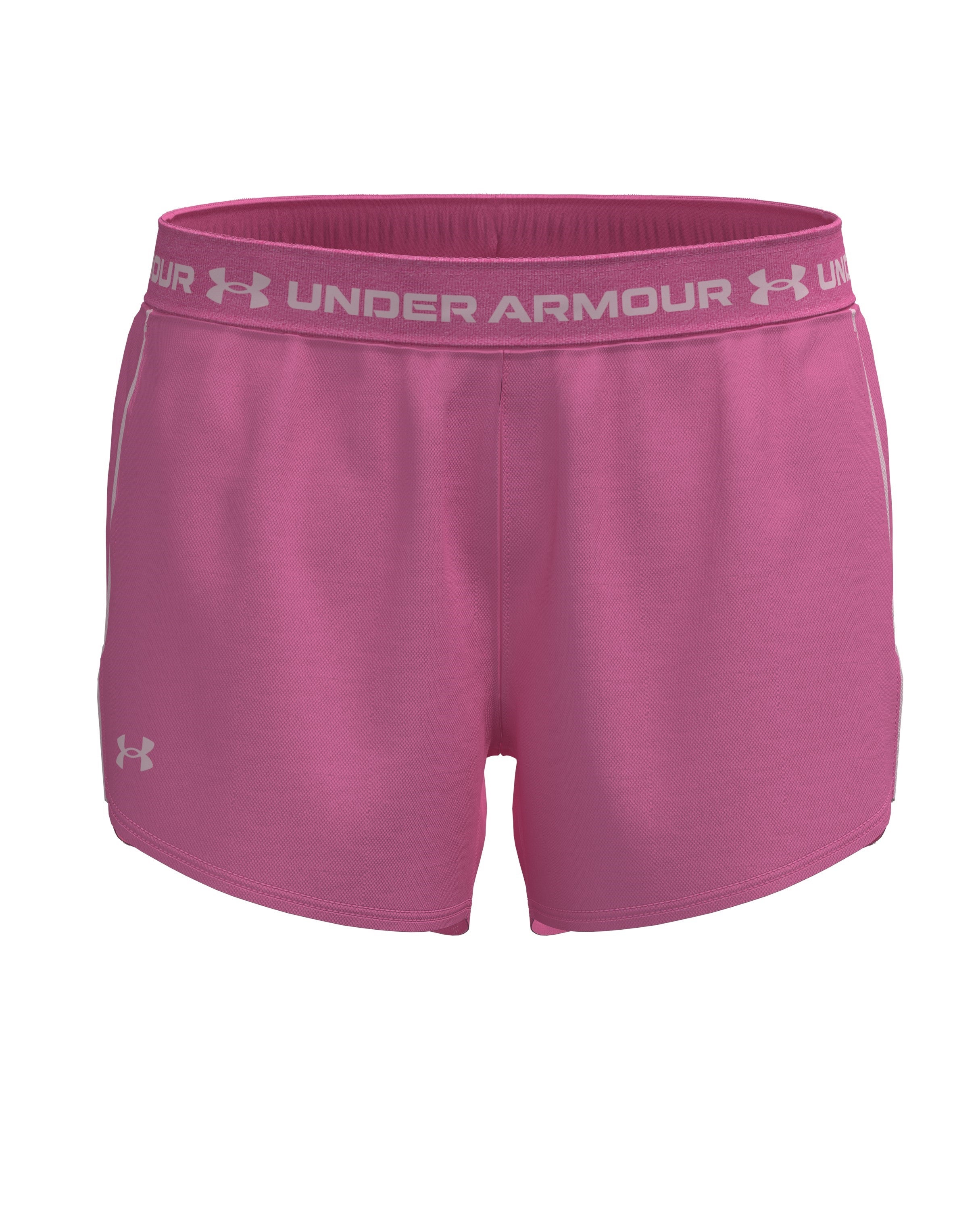 Under Armour Womens Tech Play Up Short Pink Frenzy