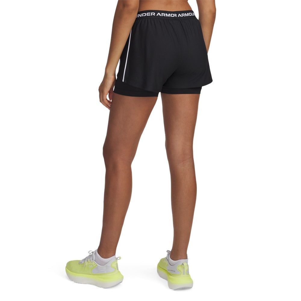 Under Armour Women's Tech Play Up 2in1 Short Black