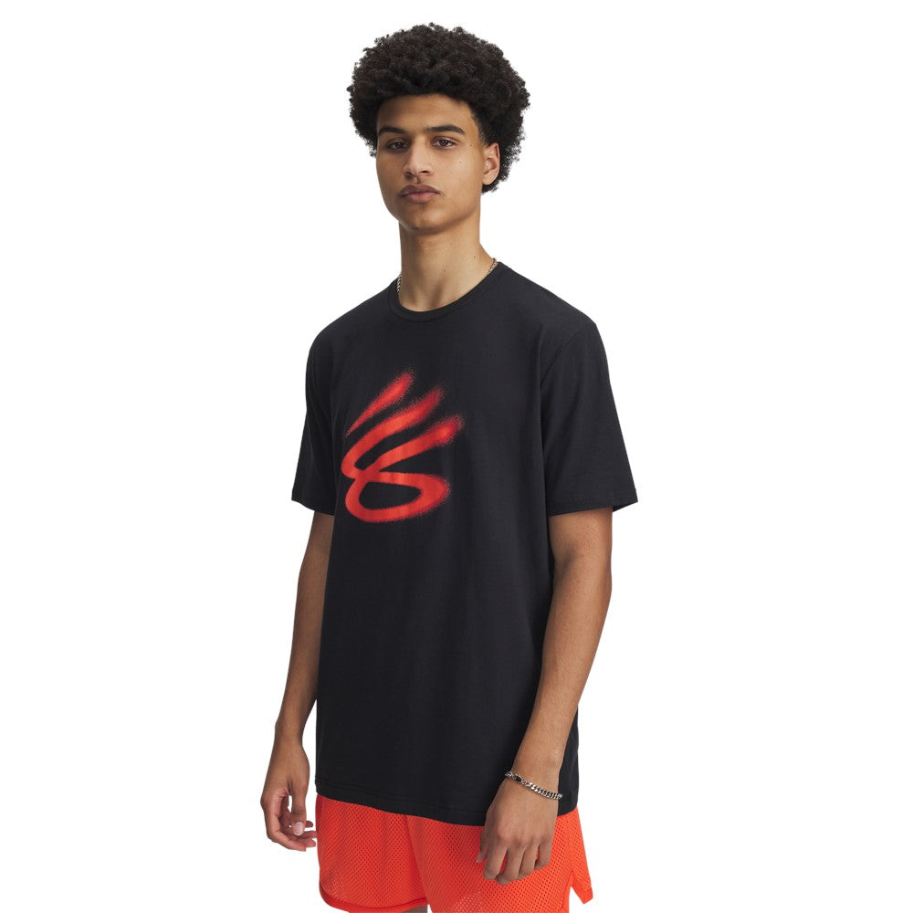 Under Armour Curry Playable T-Shirt Black/Fire