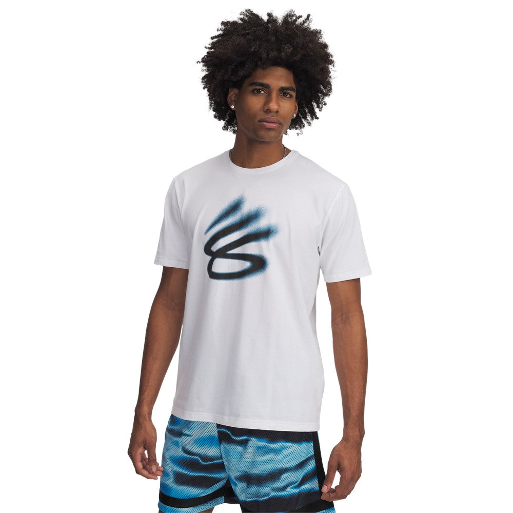 Under Armour Curry Playable T-Shirt White/Black