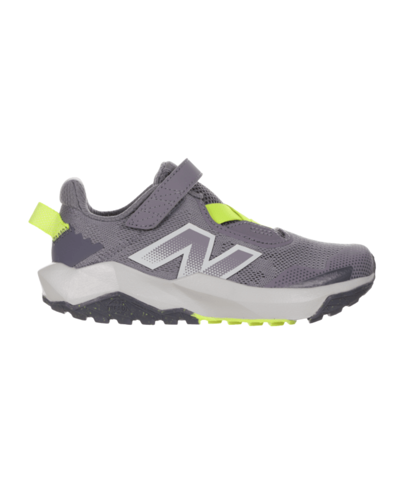 New Balance Kid's DynaSoft Nitrel Bungee Lace + Strap Shoe Grey/Green