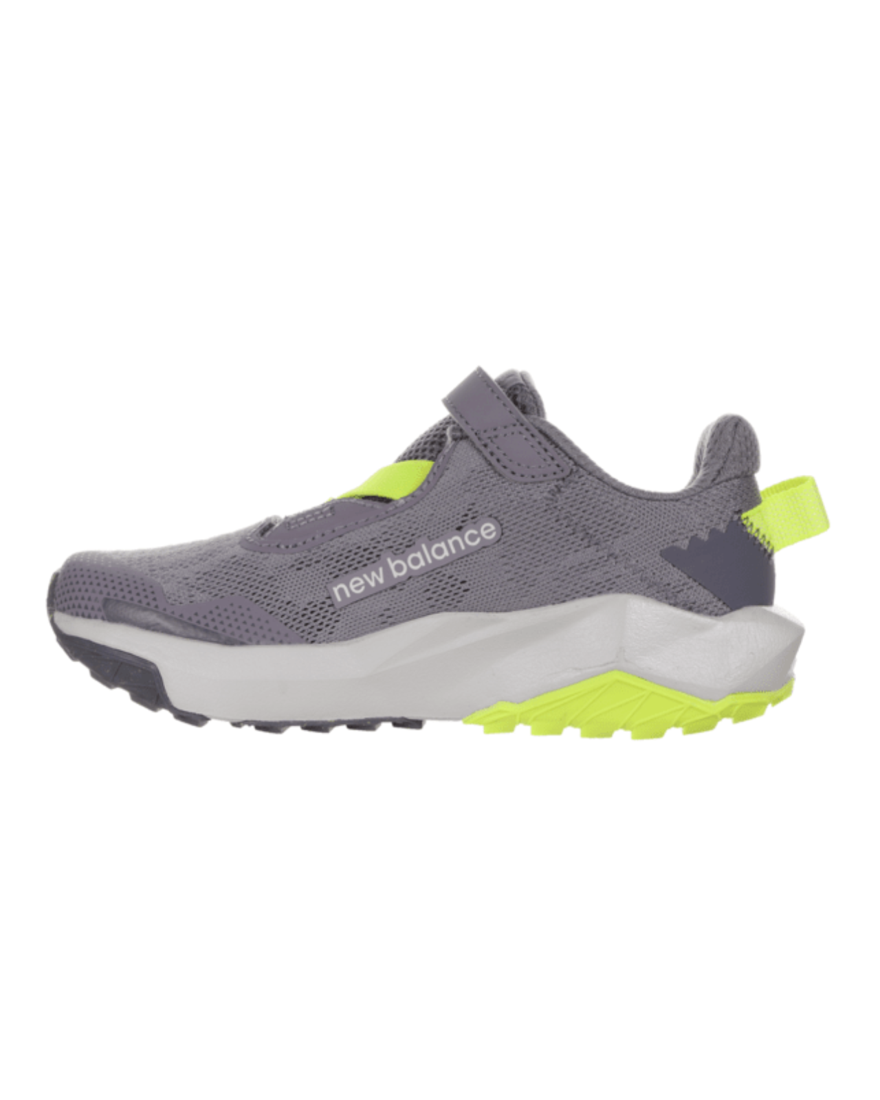 New Balance Kid's DynaSoft Nitrel Bungee Lace + Strap Shoe Grey/Green