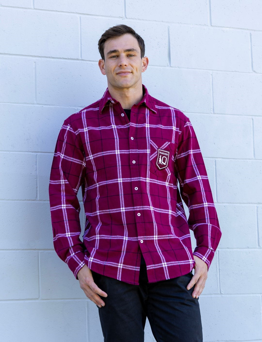 QLD Maroons Mustang Flannel Shirt