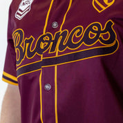Broncos NRL 'Homer' Baseball Shirt