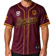 Broncos NRL 'Homer' Baseball Shirt