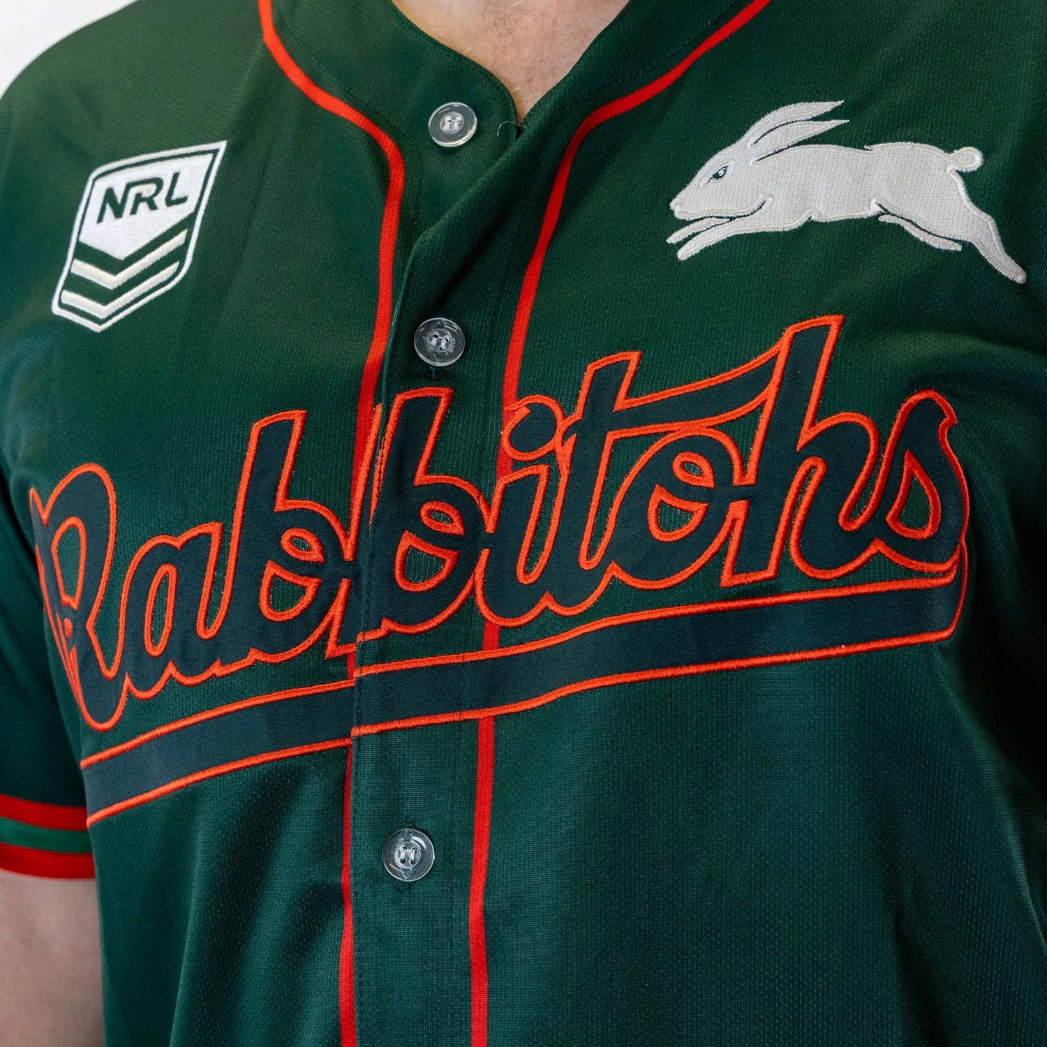 Rabbitohs NRL 'Homer' Baseball Shirt