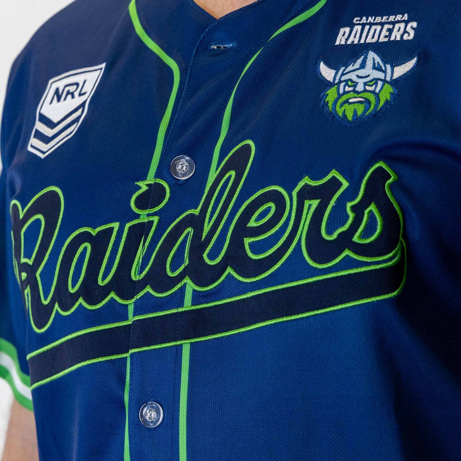 Raiders NRL 'Homer' Baseball Shirt
