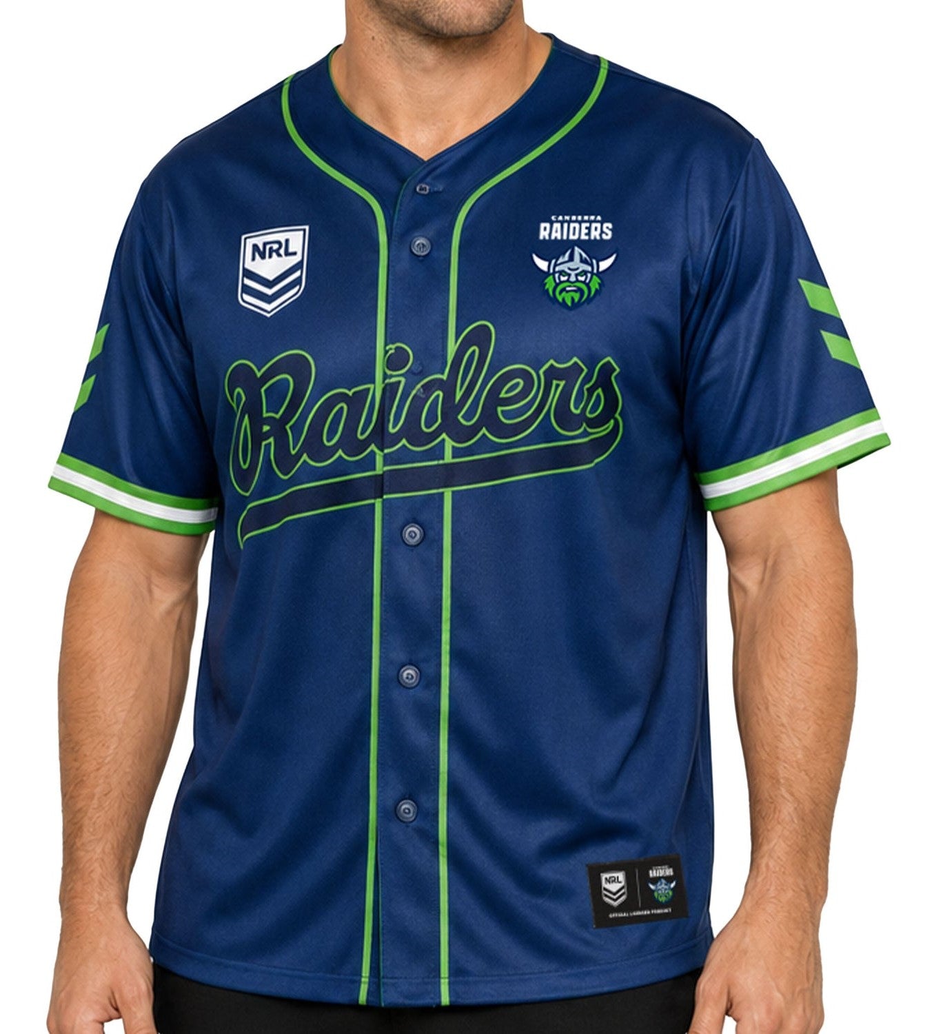 Raiders NRL 'Homer' Baseball Shirt