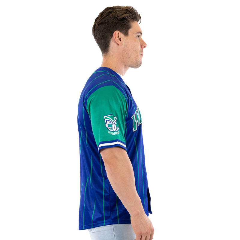 Warriors NRL Slugger Baseball Shirt