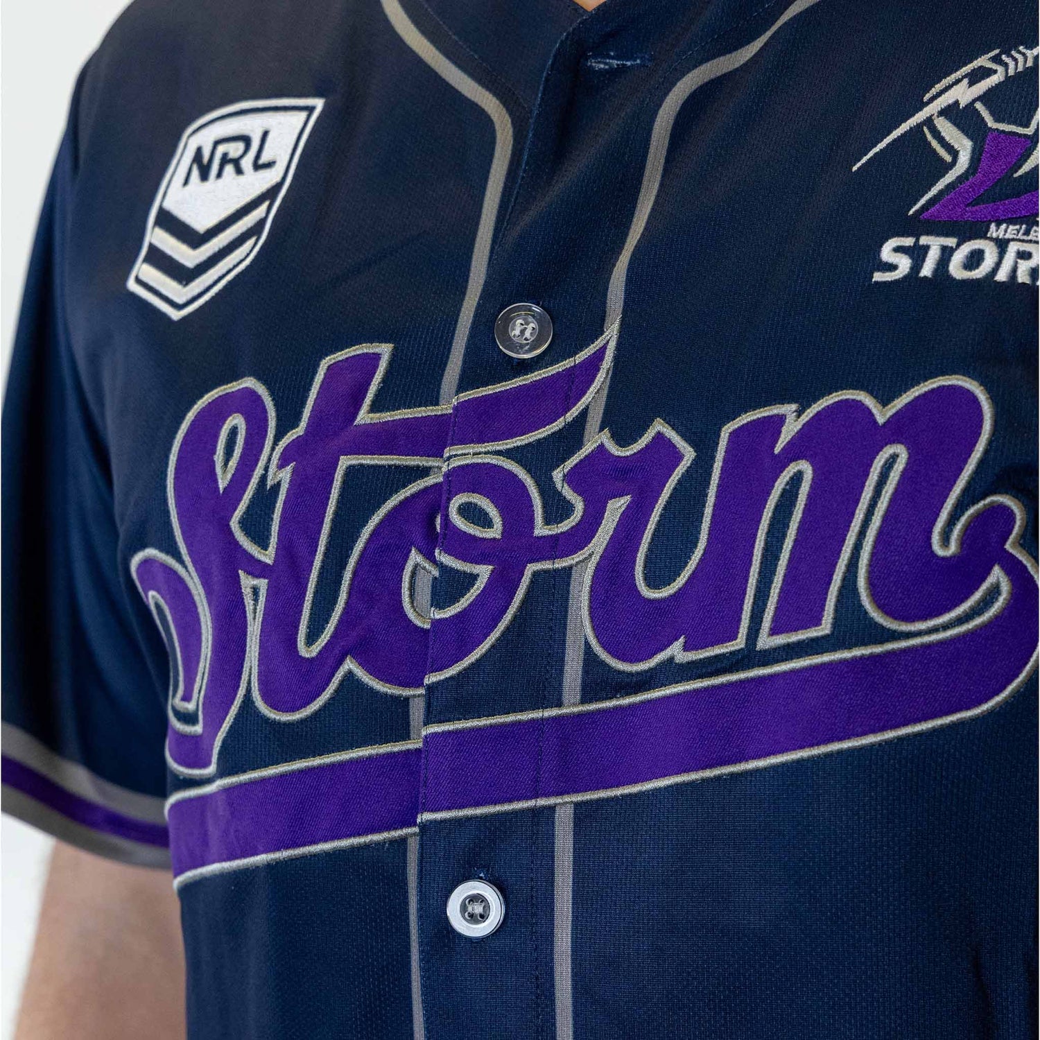 Storm NRL 'Homer' Baseball Shirt