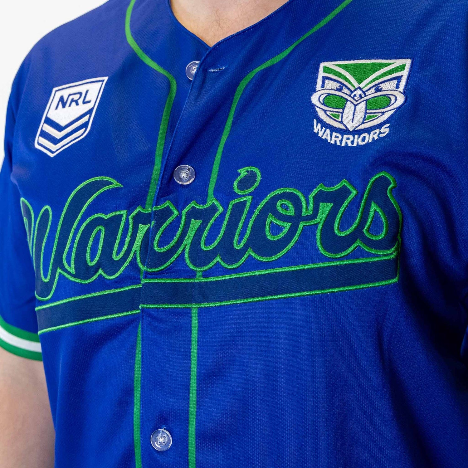 Warriors NRL 'Homer' Baseball Shirt