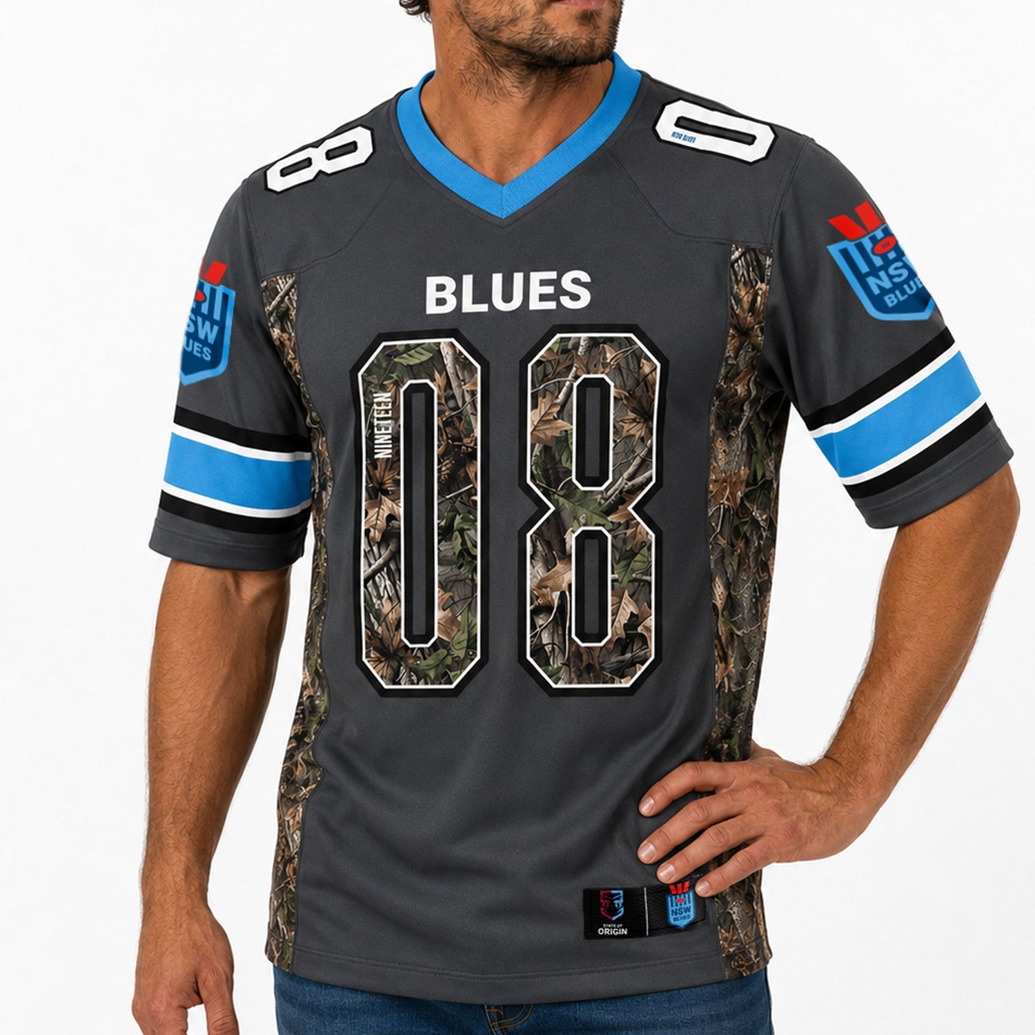 NSW Blues 'Overwatch' Gridiron Jersey