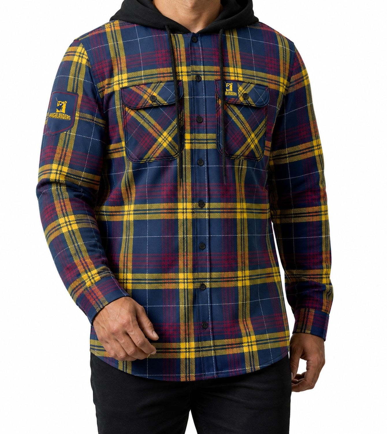 Highlanders Hooded Flannel Shirt