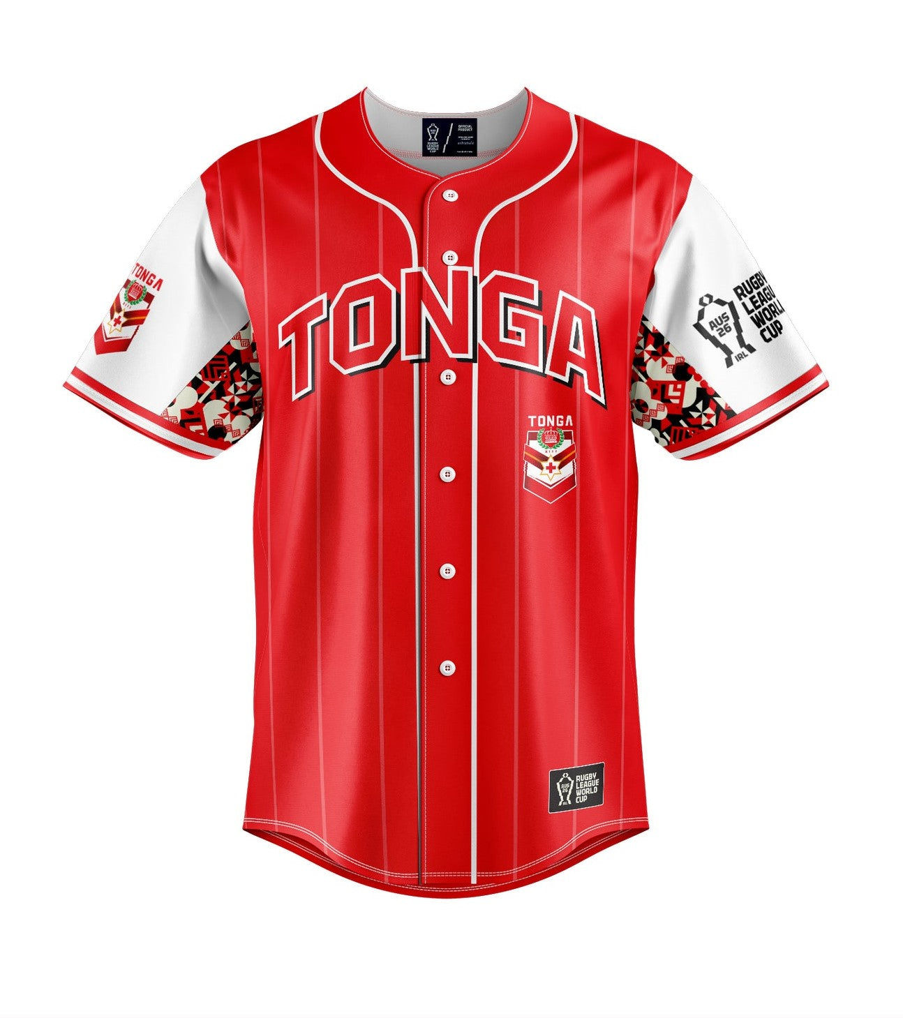 Tonga RLWC26 Baseball Shirt