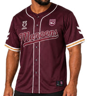 QLD Maroons 'Homer' Baseball Shirt