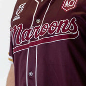 QLD Maroons 'Homer' Baseball Shirt