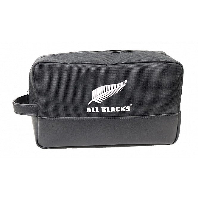 All Blacks PU Panel Toilet Bag