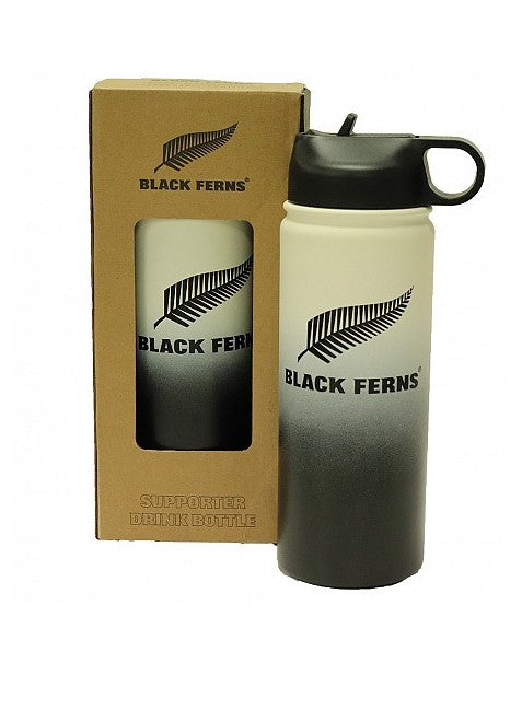 Black Ferns Stainless Steel Drink Bottle