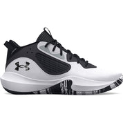 Under Armour Unisex Lockdown 6 Basketball Shoes White/JetGray