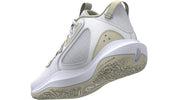 Under Armour Unisex Lockdown 6 Basketball Shoes White/Metallic Gold