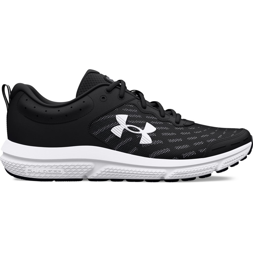 Under Armour Men's Charged Assert 10 Running Shoe Black/White