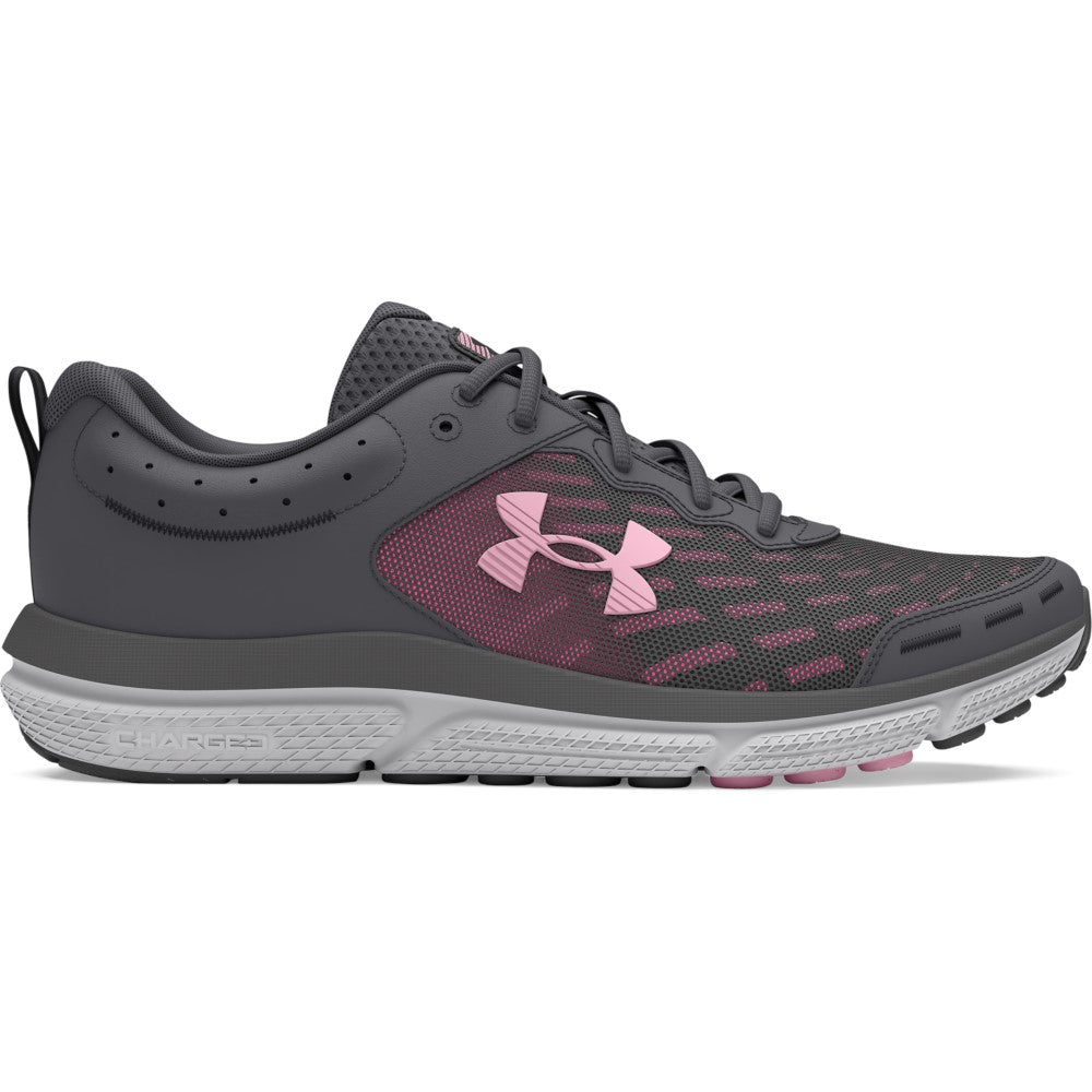 Under Armour Women's Charged Assert 10 Shoe Castlerock/Pink