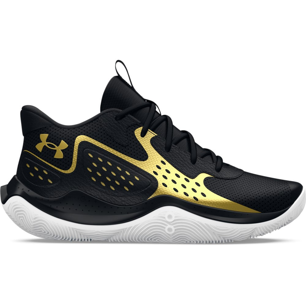 Under Armour Unisex Jet '23 Basketball Shoes Black/Gold
