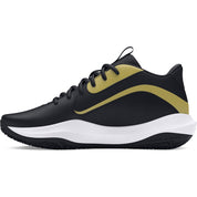 Under Armour Unisex Lockdown 7 Basketball Shoes Black/Metallic Gold