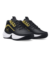 Under Armour Unisex Lockdown 7 Basketball Shoes Black/Metallic Gold