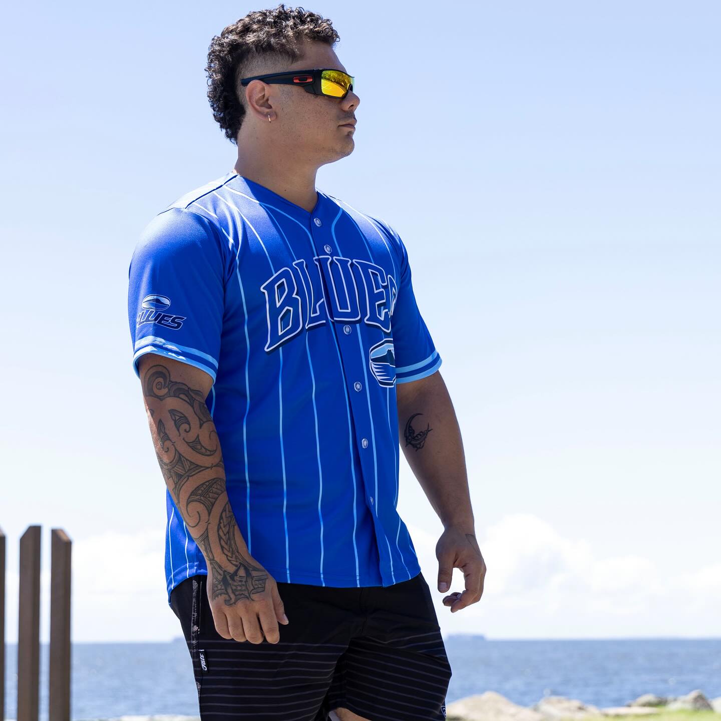 Blues Slugger Baseball Shirt
