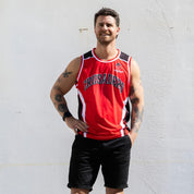 Crusaders 'Hoops' Basketball Singlet